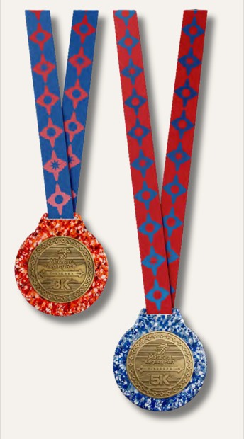 Medali finisher 3K dan 5K